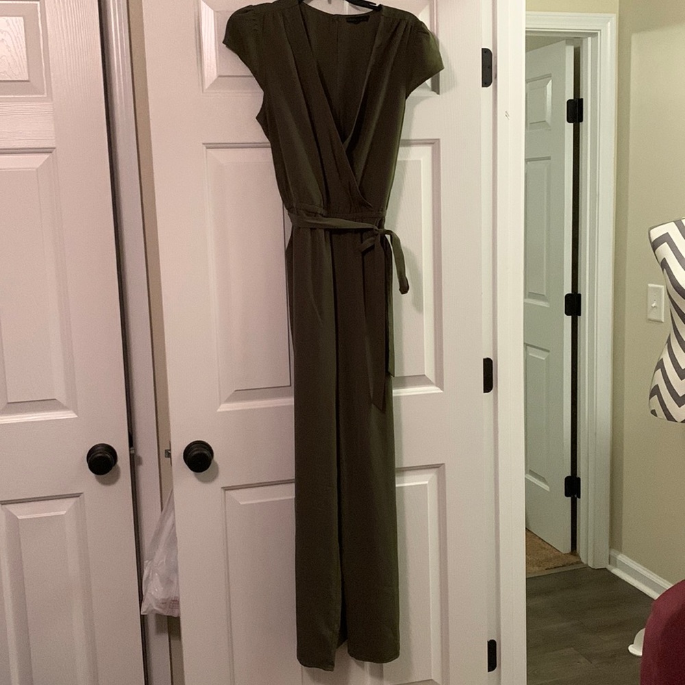 Cute Faux Wrap Jumpsuit